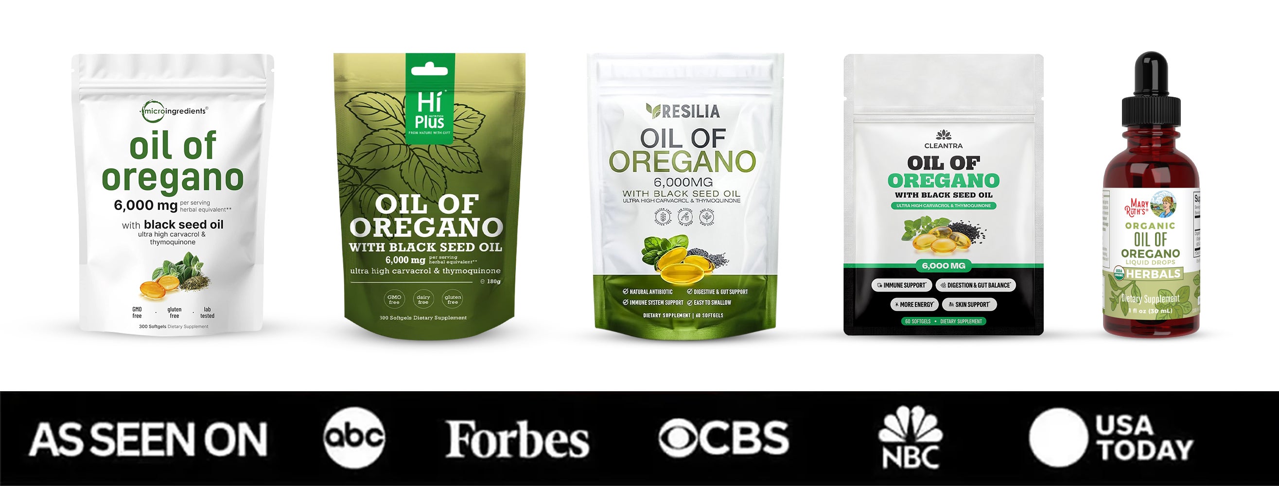 Oil of Oregano Supplements